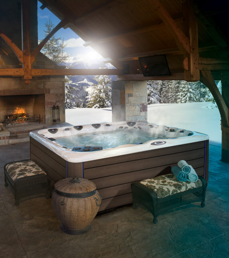 Hot Tub in Winter