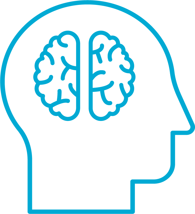 Icon of a person's brain