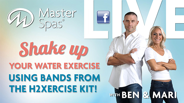 Shake up your water exercise using bands from the h2xercise kit
