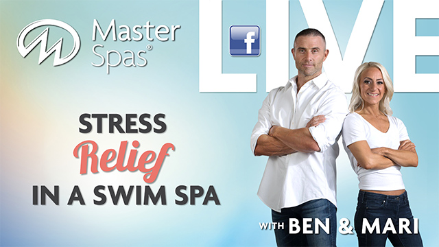 Stress relief in a swim spa