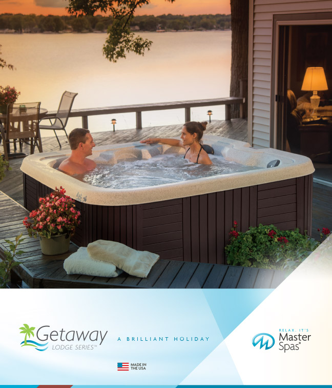 Getaway Lodge Hot Tub brochure cover