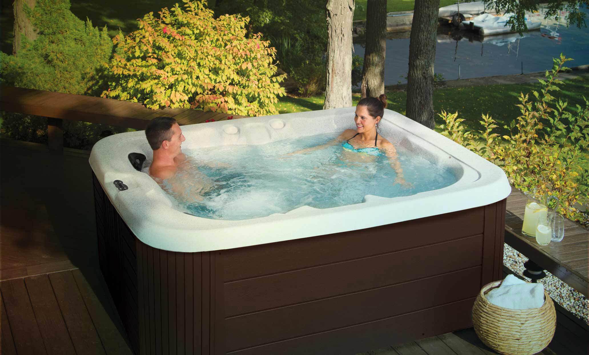 Bar Harbor Hot Tub Model from Getaway Hot Tubs